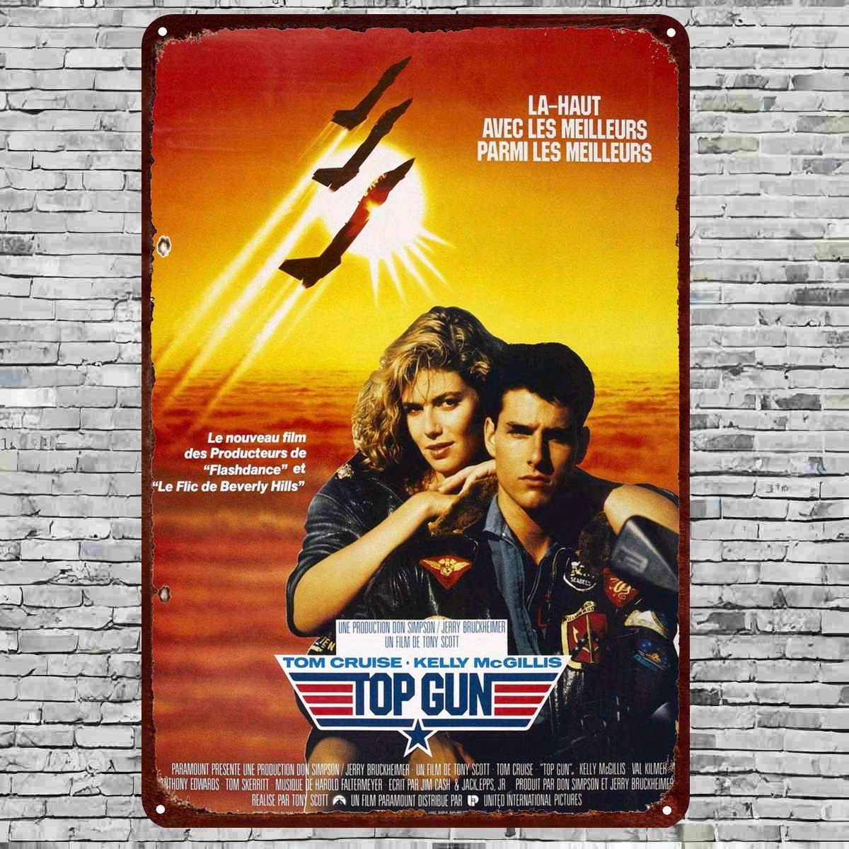 Vintage Collectible Guns - Plakat Blaszany Filmowy Top Gun: Maverick