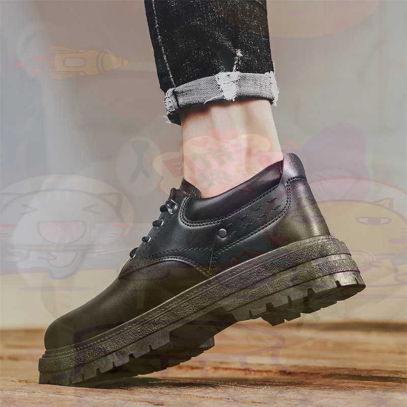 Vintage Collectible Shoes - Ciemna skóra naturalna Modne tenisówki Tenisowe