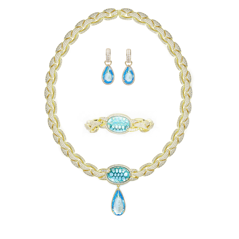 Vintage Collectible Jewelry - Zestawy biżuterii dla kobiet: kolczyki, bransoletka,