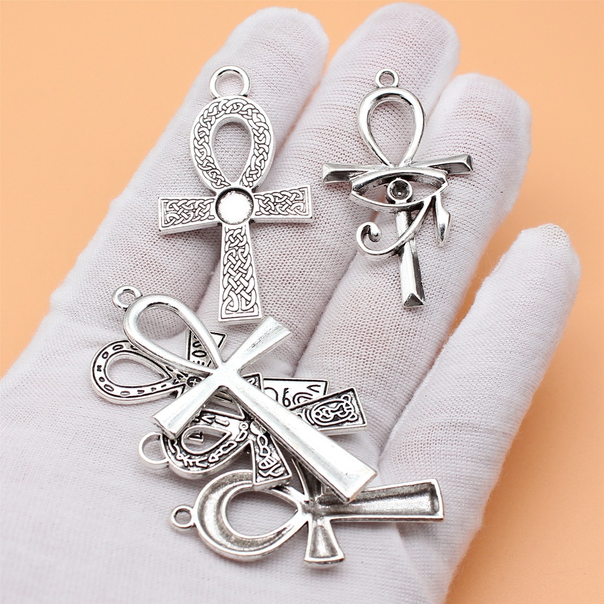 6 sztuk antycznych srebrnych k – Vintage Collectible Jewelry recenzja i cena