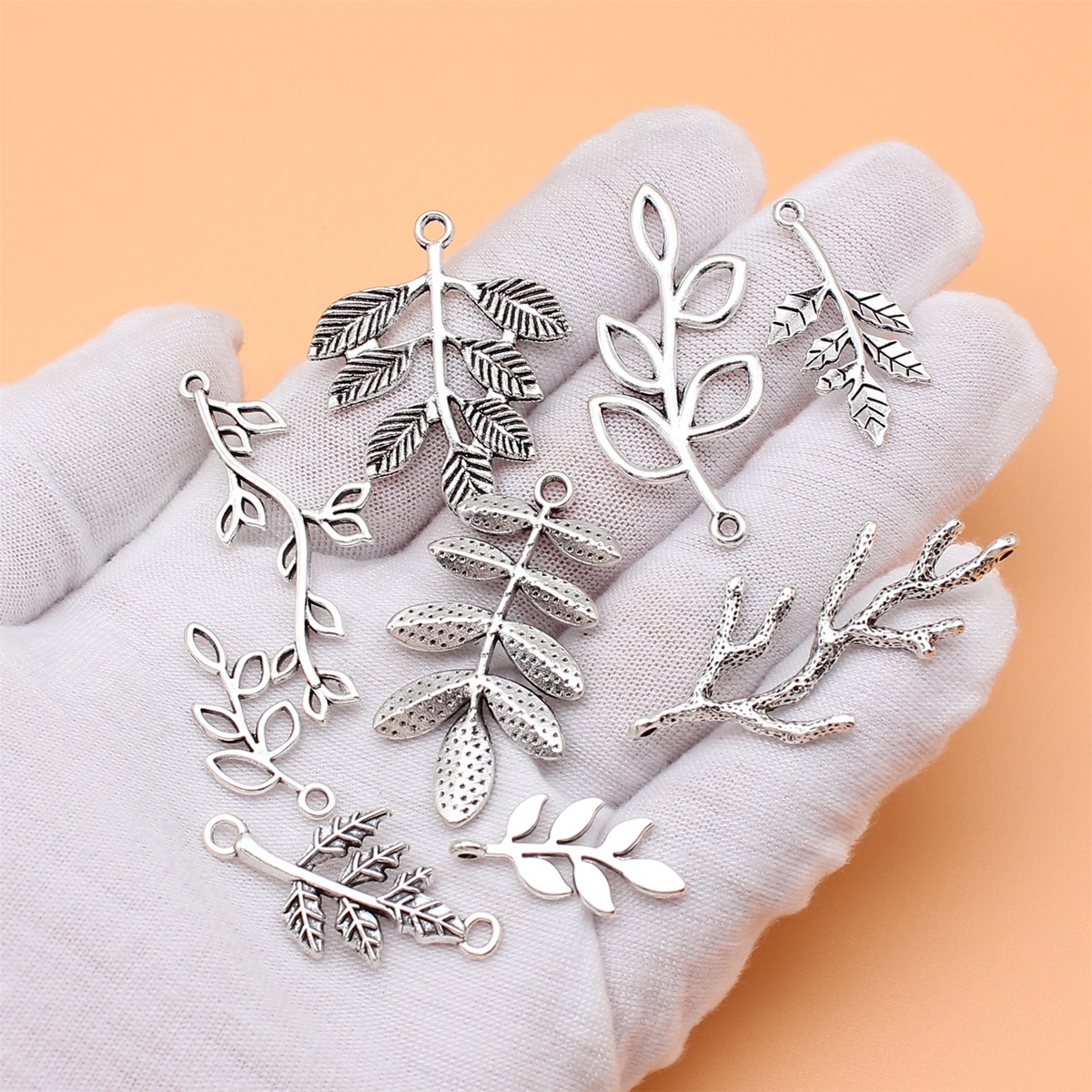 9 sztuk antycznej srebrnej kol – Vintage Collectible Jewelry recenzja i cena