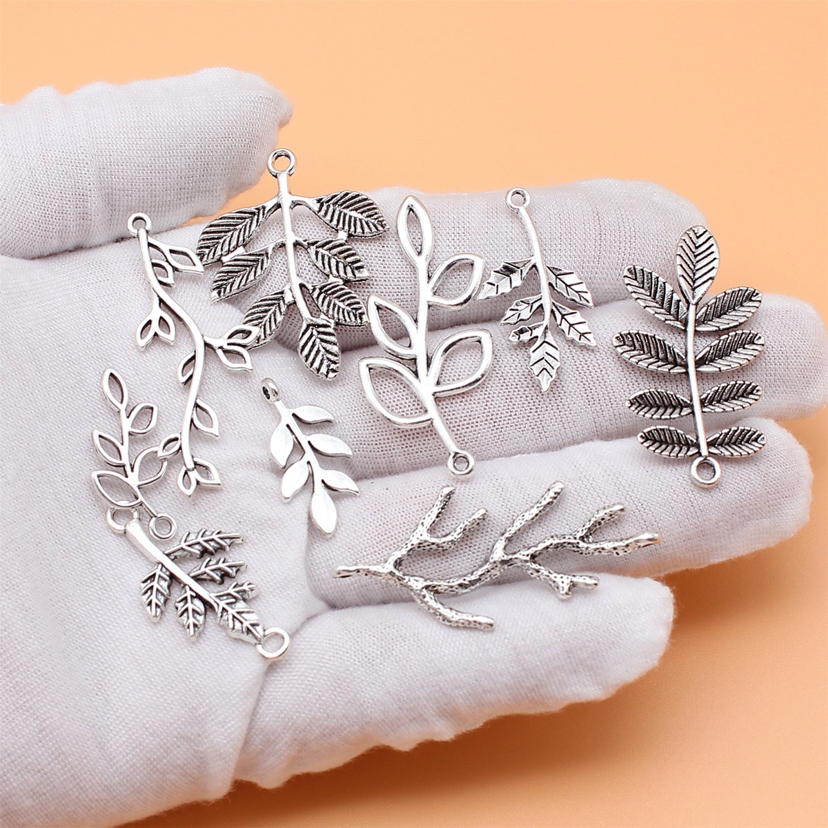 9 sztuk antycznej srebrnej kol – Vintage Collectible Jewelry recenzja i cena