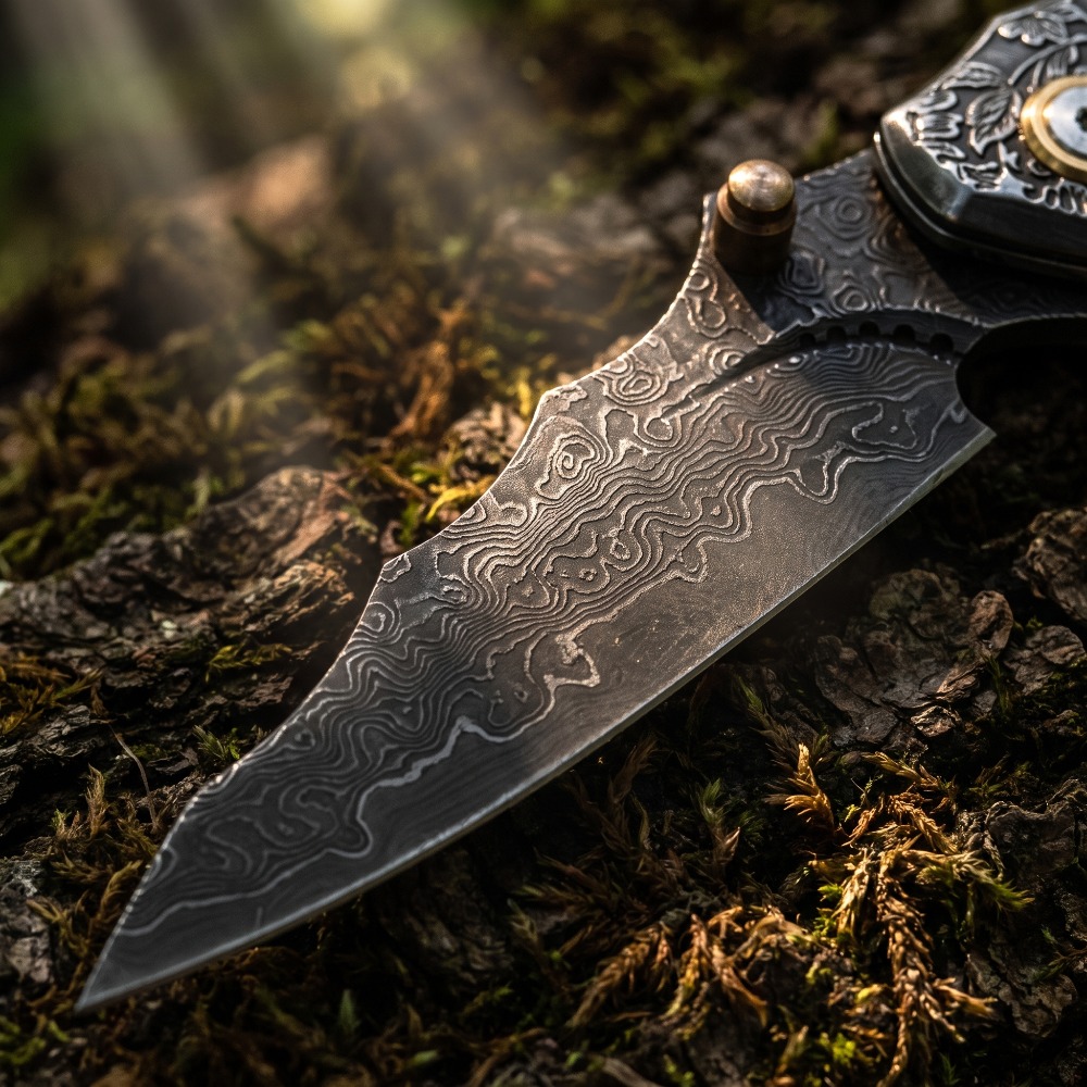 Nóż składany vintage z grawero – Vintage Collectible Pocket Knives recenzja i cena