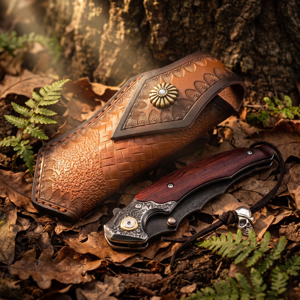 Nóż składany vintage z grawero – Vintage Collectible Pocket Knives recenzja i cena