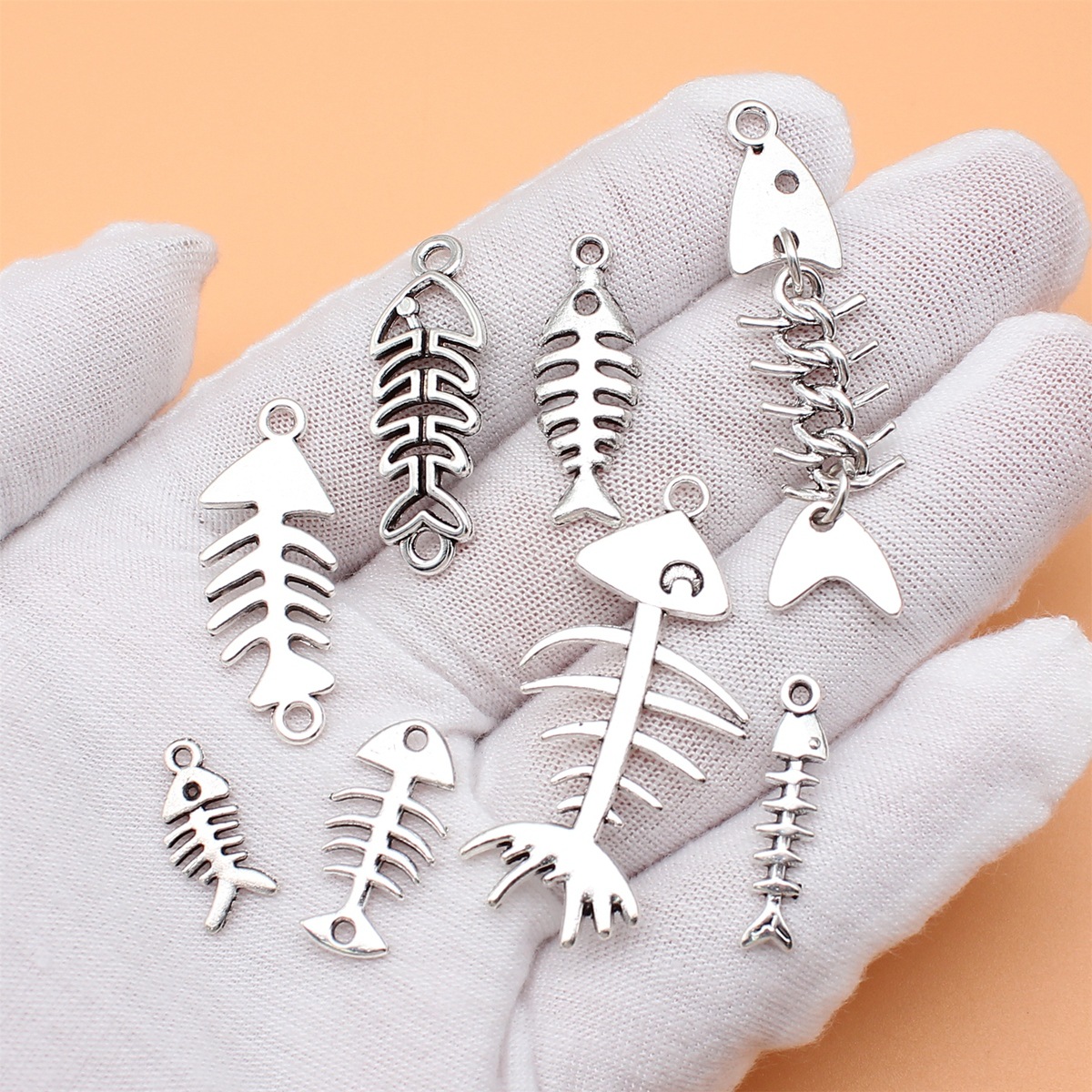 8 sztuk antyczne srebro w kolo – Vintage Collectible Jewelry recenzja i cena