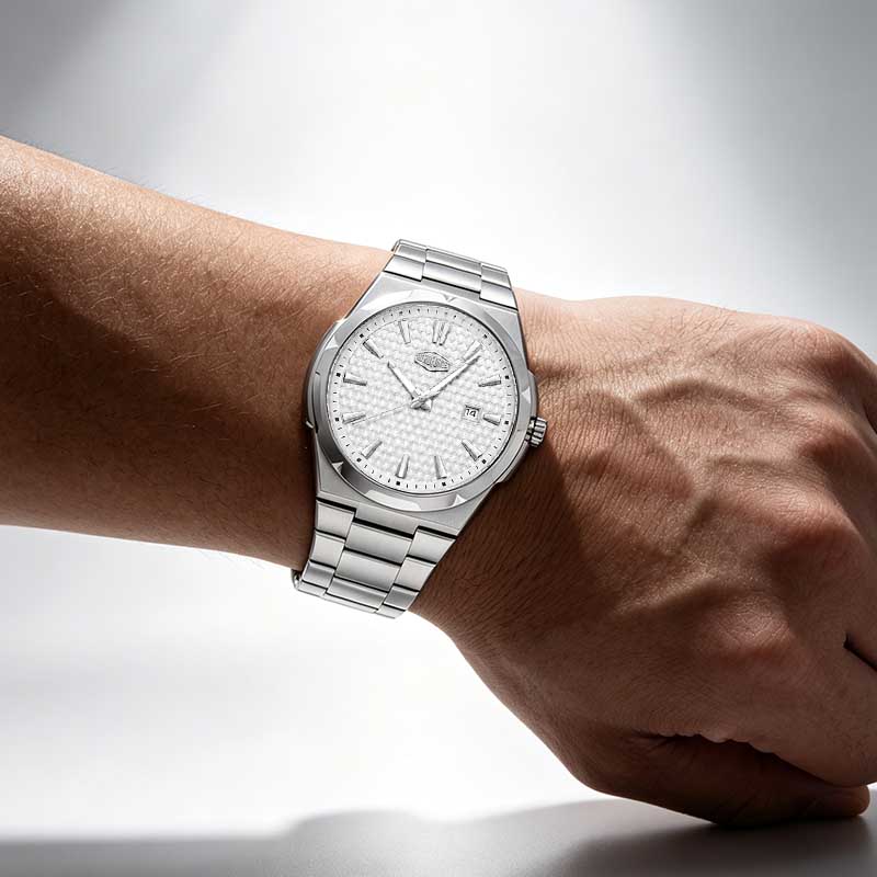 HEROFORCE Srebrno-Biały Męski  – Vintage Watch Collecting recenzja i cena